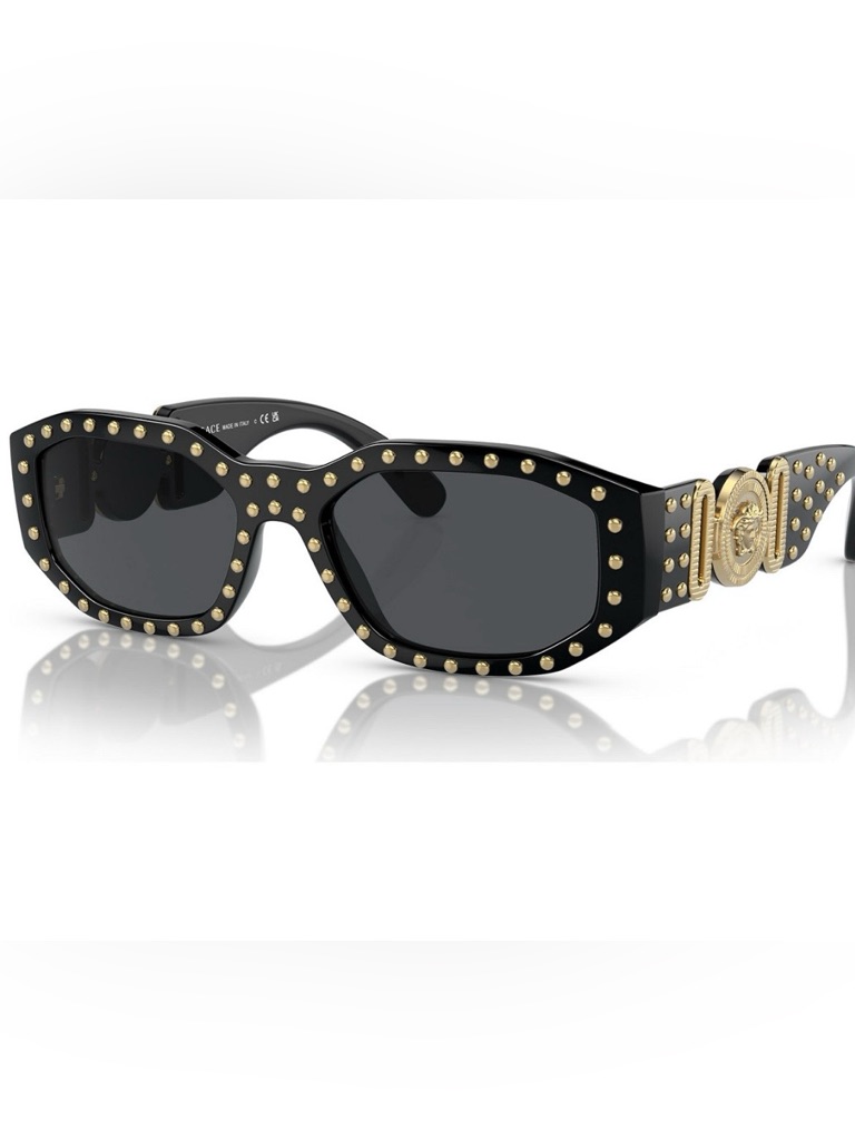 Nwt Authentic Versace Unisex Studded Sunglasses